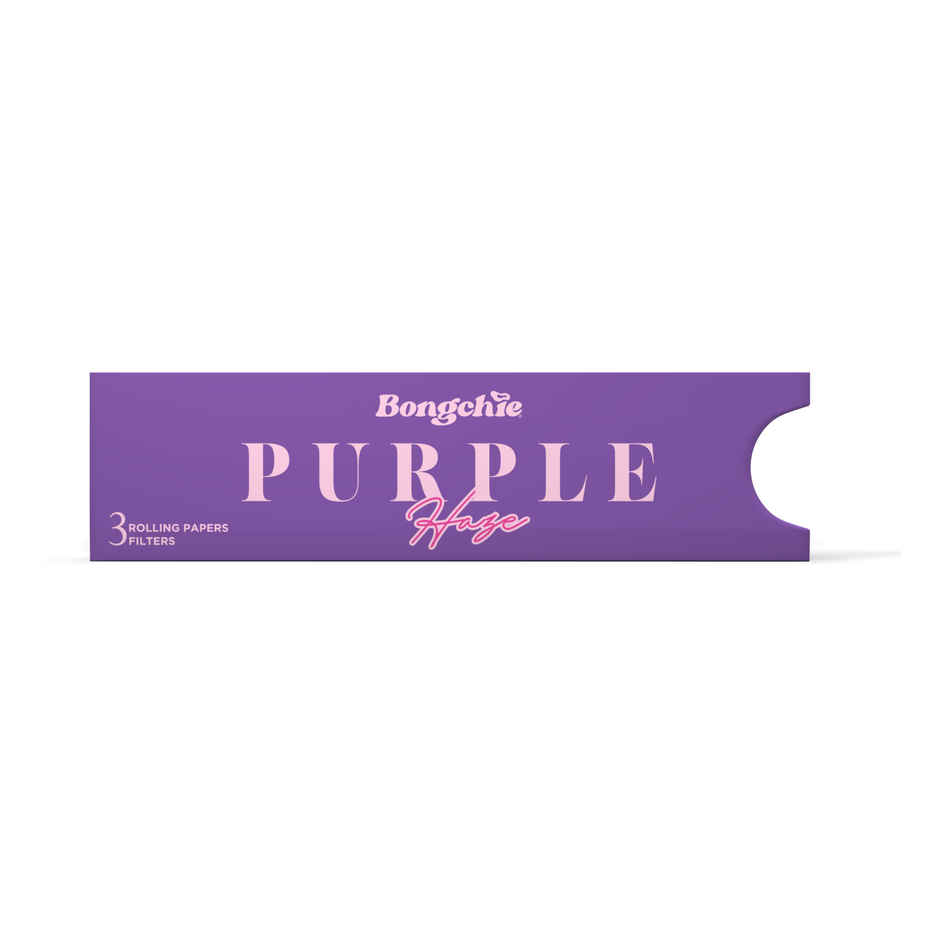 Bongchie Purple Haze Purple Rolling Paper (Thrice a Day)