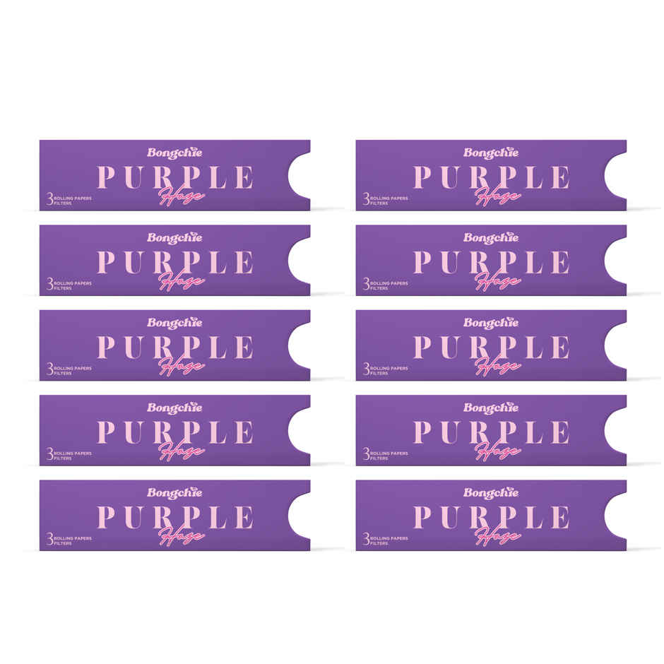 Bongchie Purple Haze Purple Rolling Paper (Thrice a Day)