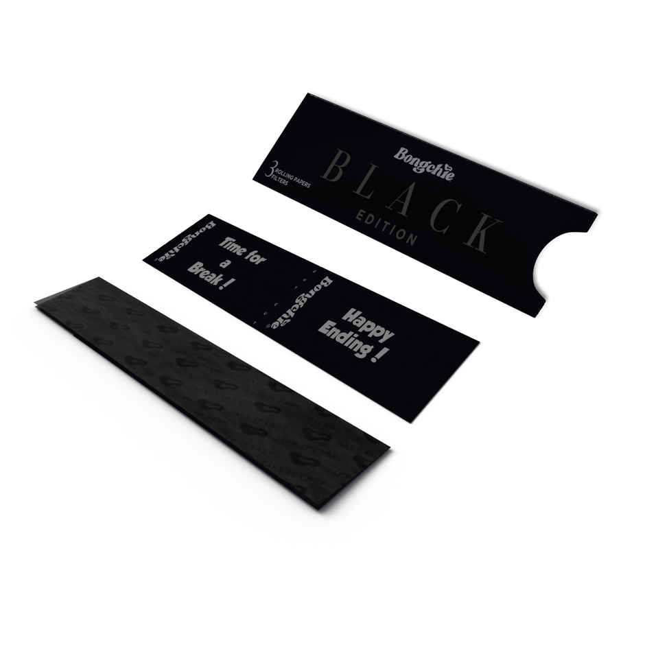Bongchie Black Edition (Thrice a Day) Black Rolling Paper