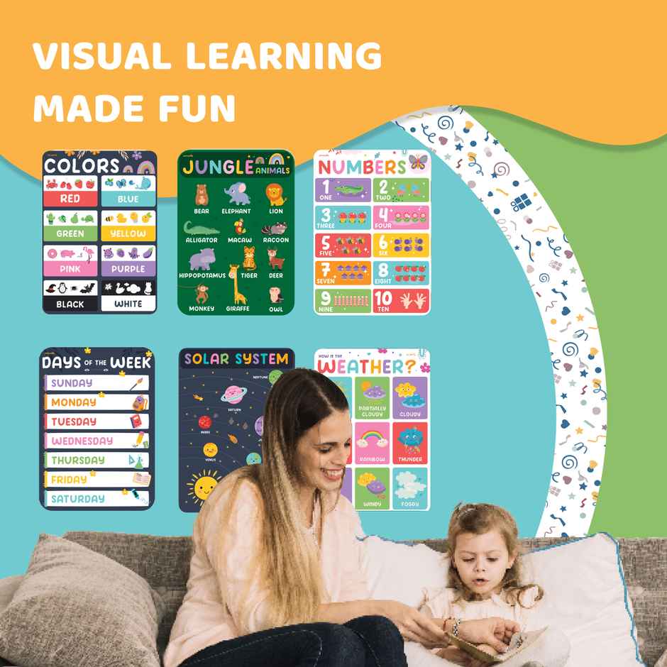 Jackinthebox Pre K Poster - Colorful - Great For Gifting