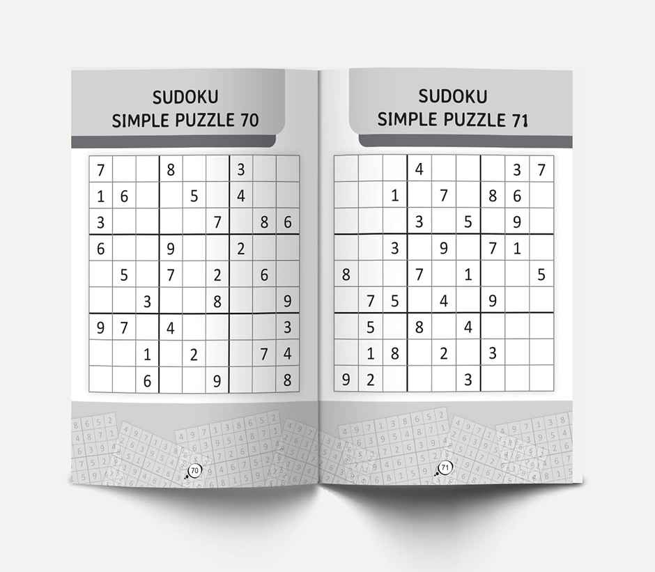 Sudoku - Brain Games For Smart Minds Level 1 Simple : Brain Booster Puzzles For Kids 120+ Fun Games