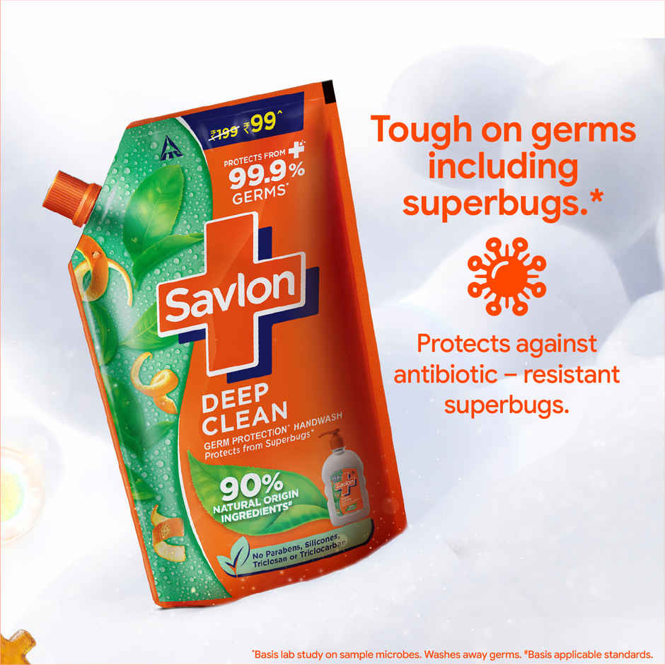 Savlon Deep Clean Liquid Handwash Refill Pouch