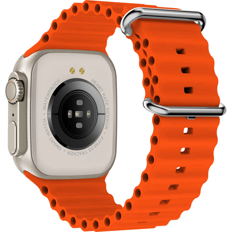 Fire-Boltt Warrior Smartwatch | 1.96" AMOLED Display | BT Calling - Orange