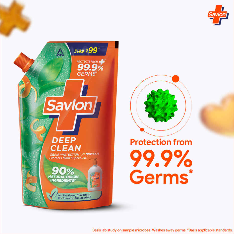 Savlon Deep Clean Liquid Handwash Refill Pouch