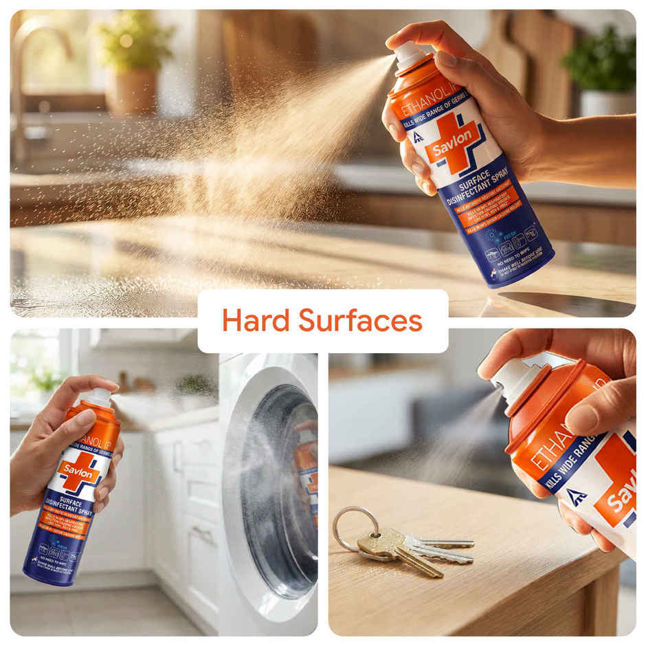 Savlon Surface Disinfectant Spray 170g | For Surfaces - Hard, Soft |Fresh Fragrance