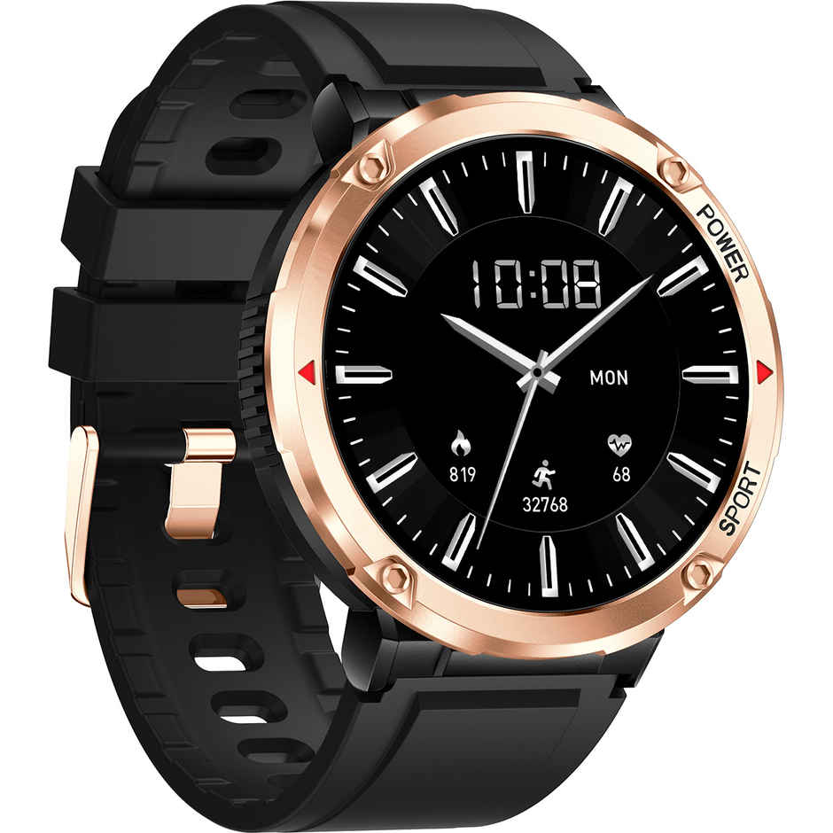 Fire-Boltt Sphere Smartwatch | 1.6" Display | BT Calling - Gold Black