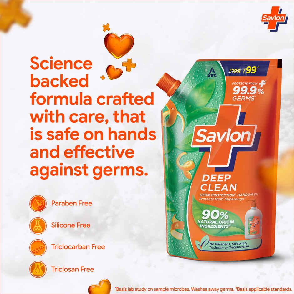 Savlon Deep Clean Liquid Handwash Refill Pouch