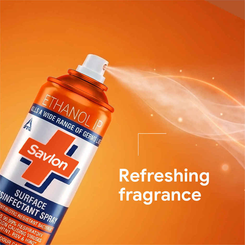 Savlon Surface Disinfectant Spray 170g | For Surfaces - Hard, Soft |Fresh Fragrance