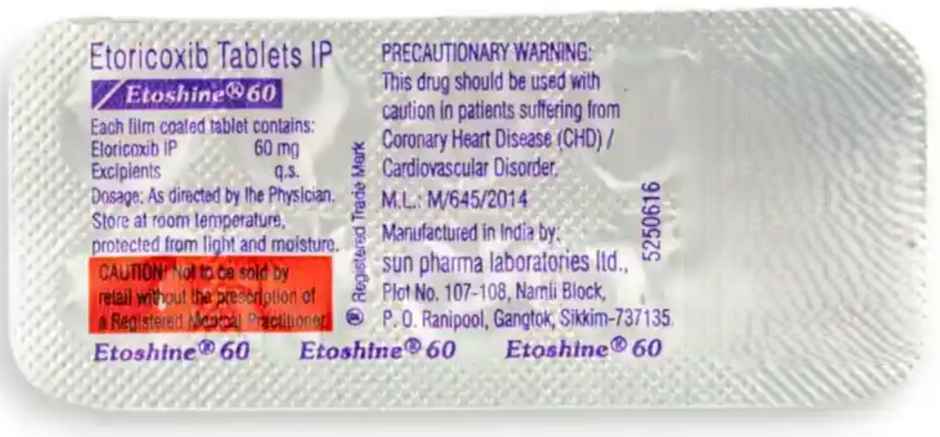 Etoshine 60 Tablet