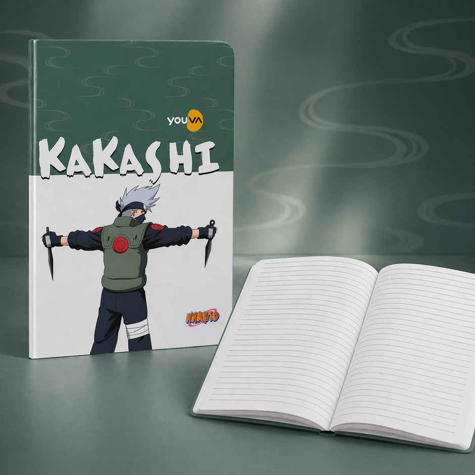 Youva by Navneet Naruto Expression Notebook | A5 Size | 14.8 x 21 cm | Single Line | 192 Pages