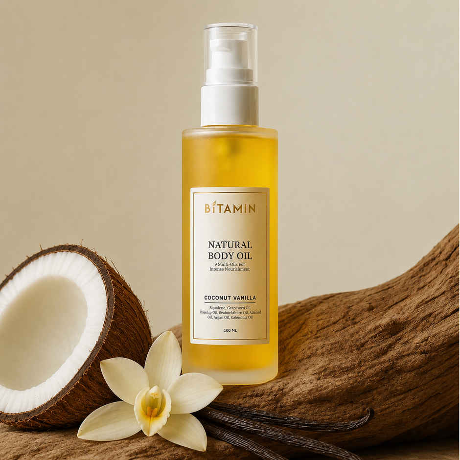 Bitamin Coconut Vanilla Natural Body Oil