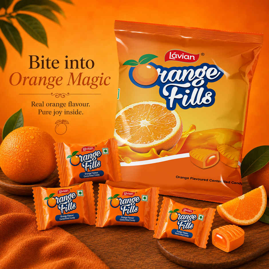 Lavian Center filled Candy Orange