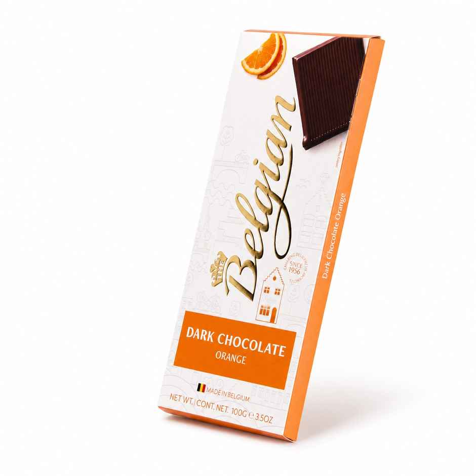 The Belgian Bar Dark Orange Chocolate