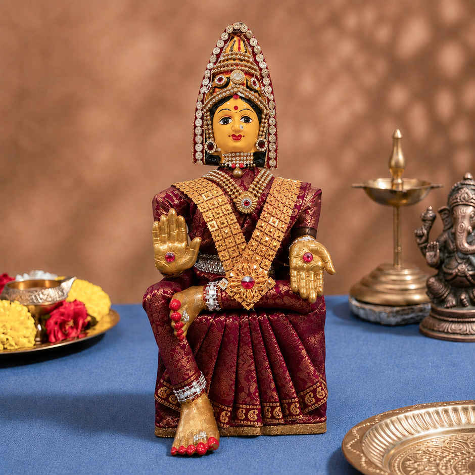 Lakshmi Idol Body | Normal | 15 Inch | Varalakshmi Pooja Decor | Svasti