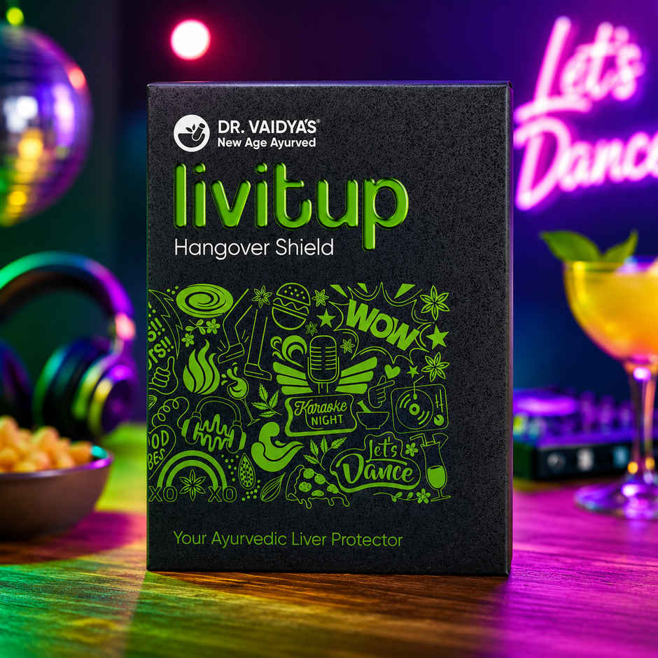 Dr. Vaidya's Livit up Capsules for Hangover Relief