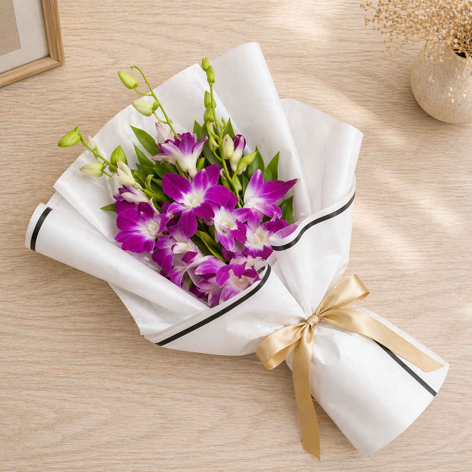 FNP 3 Purple Orchid Bouquet