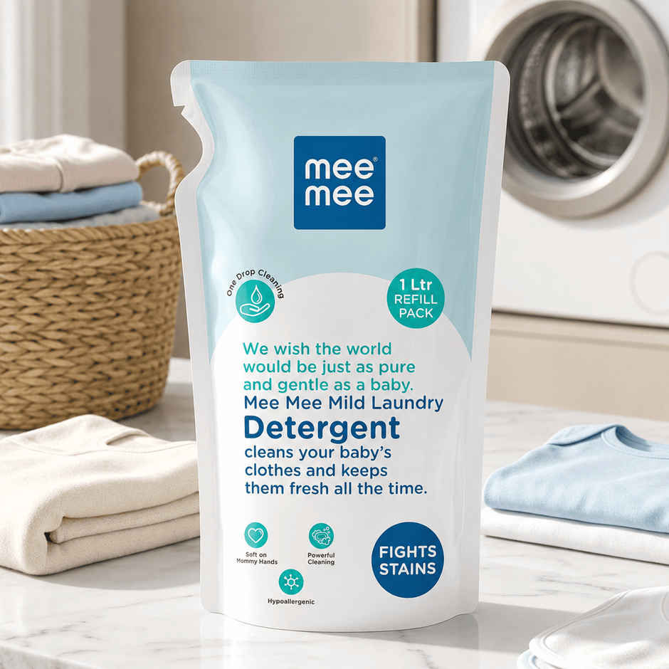 Mee Mee Mild Baby Liquid Laundry Detergent - One Drop Cleaning