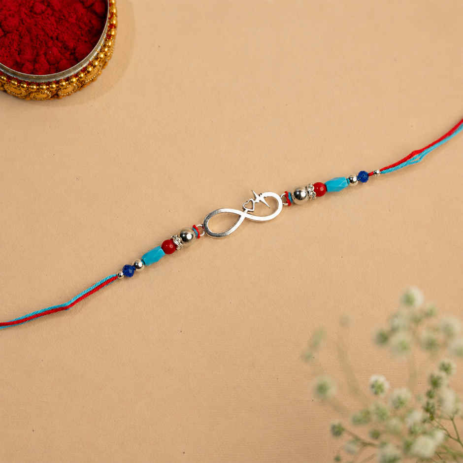 Rakhi for Brother | Infinity Symbol | Feng Shui | Pack of 1 | Shree Rakhi