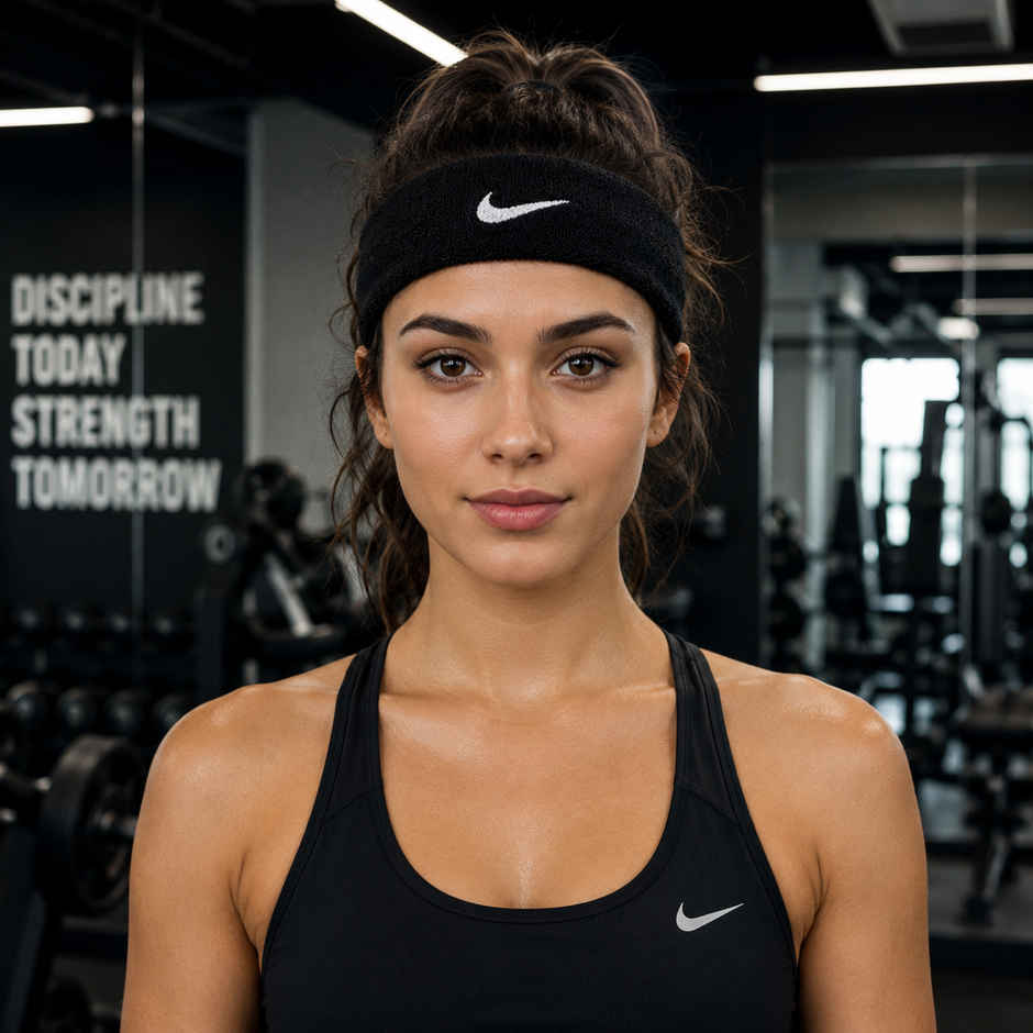 NIKE Swoosh Classic Headband-Black