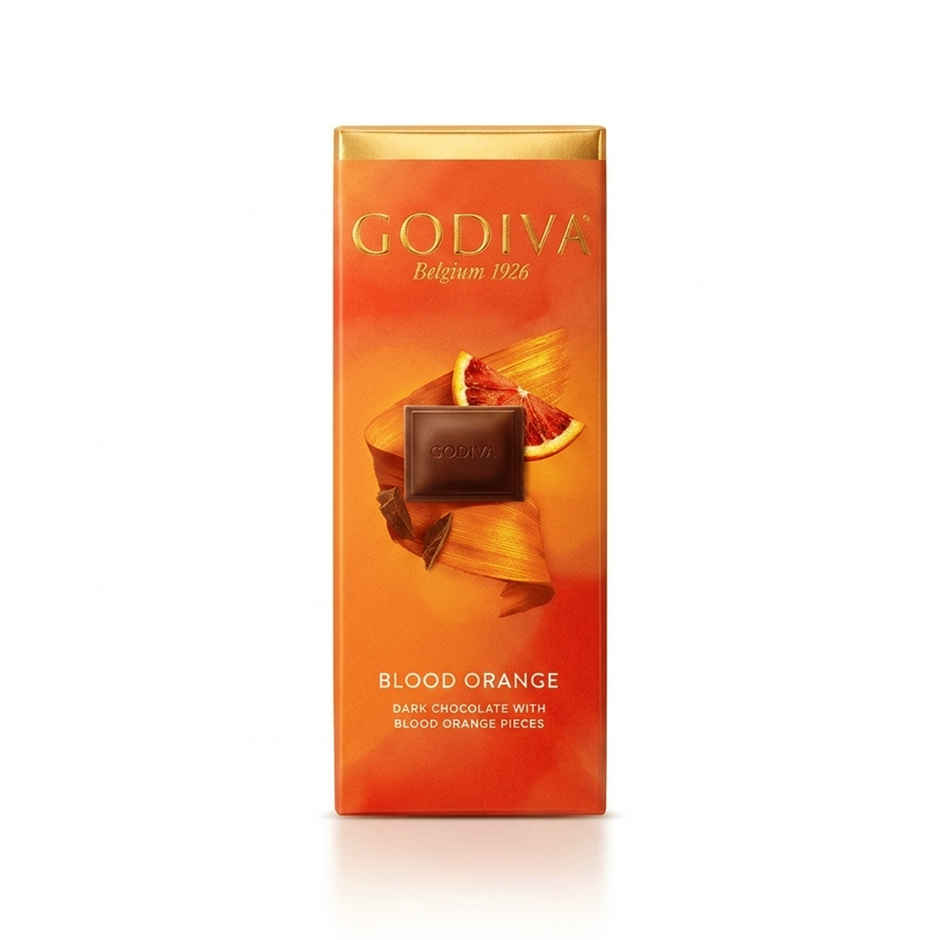 Godiva Dark Chocolate Blood Orange Tablet Bar