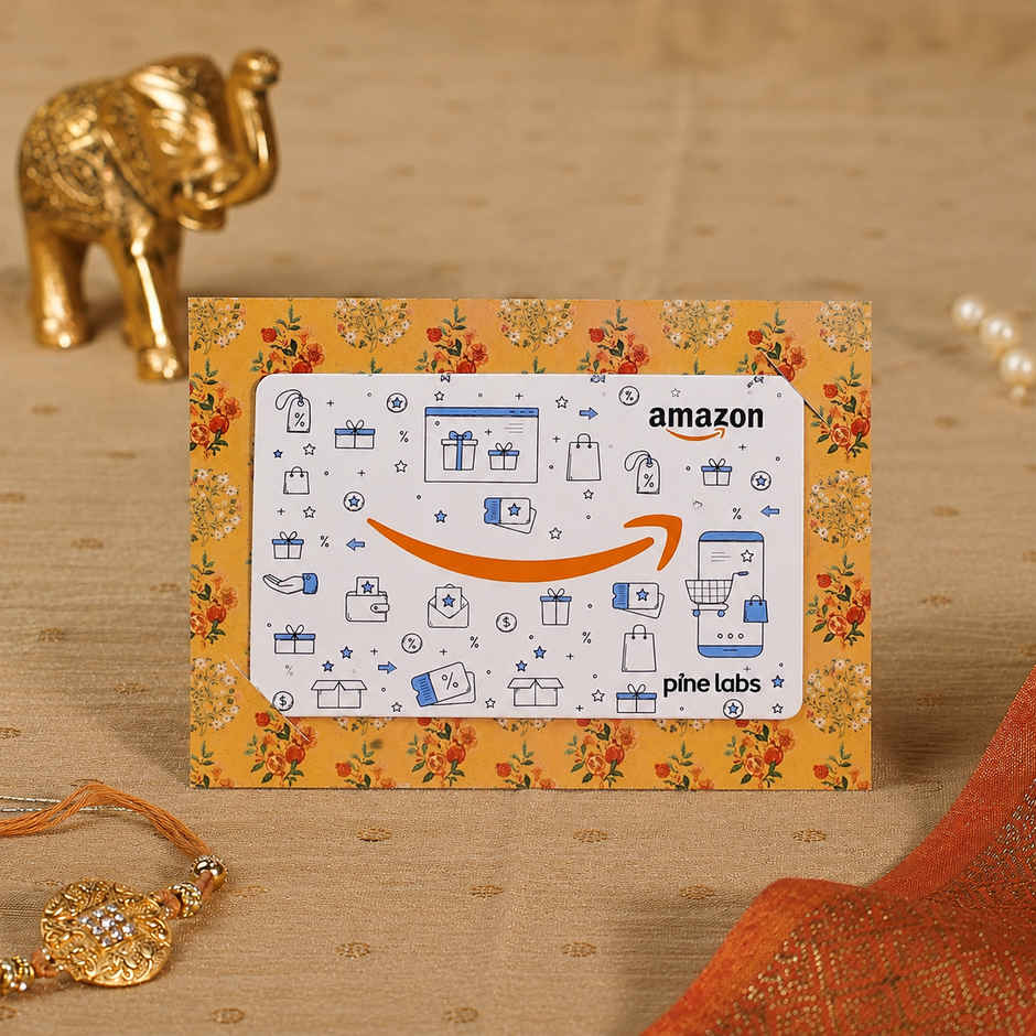 Amazon Pay Rakhi Shagun Gift Card - INR 500 | Festive Red