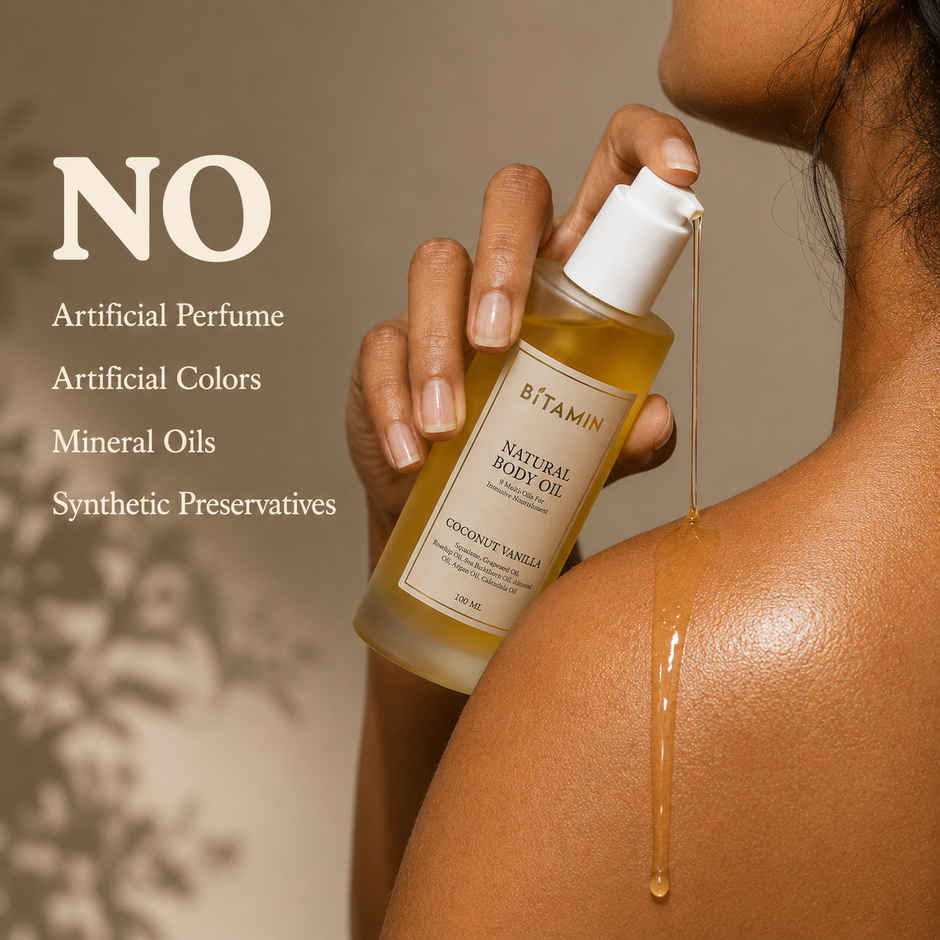 Bitamin Coconut Vanilla Natural Body Oil