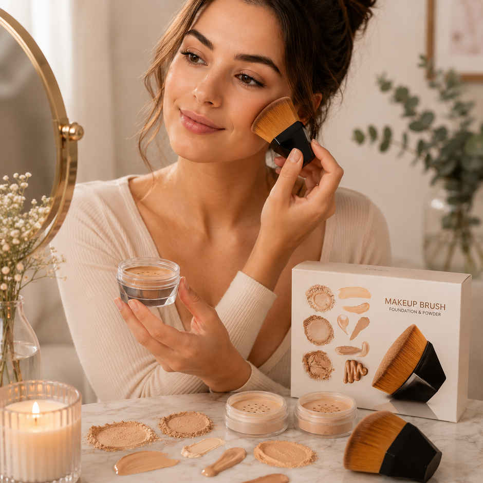 Perpetual Mart Makeup Puff Sponge for Smooth Blending