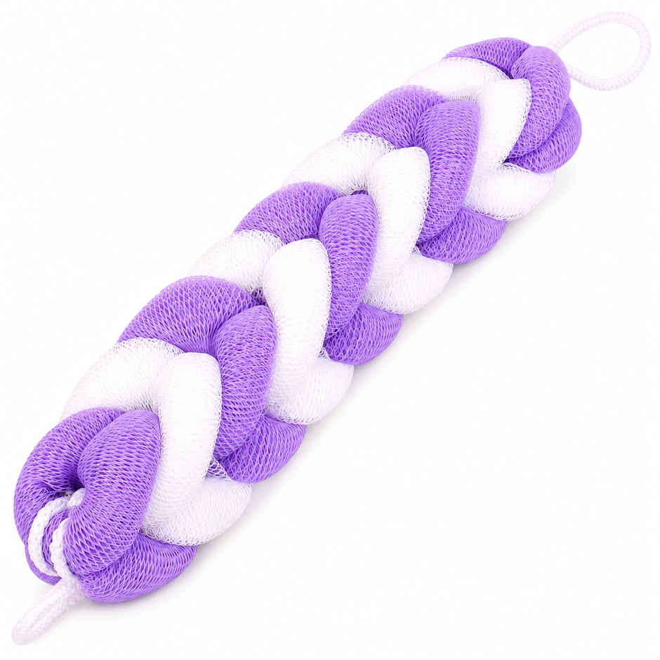 Midazzle Belt Loofah for Bathing Back Scrubber Strechable 9 Knots | Assorted | MINL6005