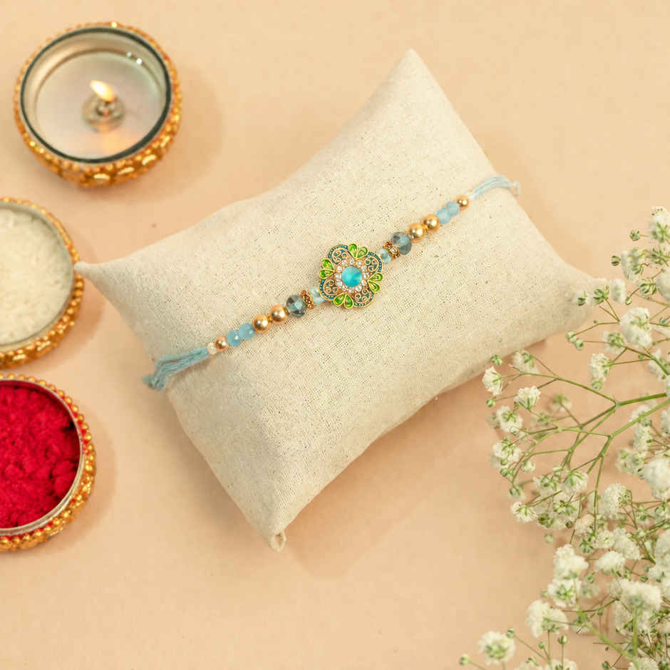 Studded | Stone Rakhi | Pack of 1 | Shree Rakhi