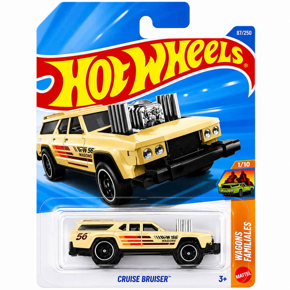 Hot Wheels Car 1:64 Scale Vehicles Series Cruise Bruiser