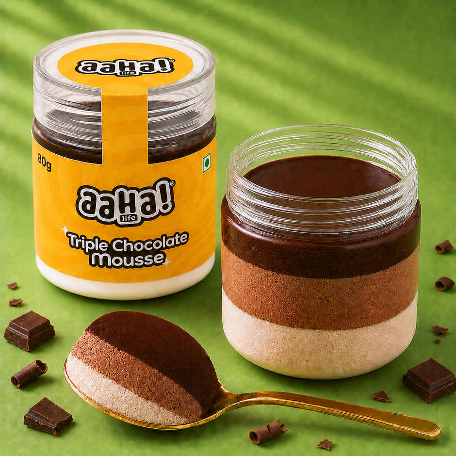 Aaha Triple Chocolate Mousse | Smooth Chocolate Layers | Sweet Treat