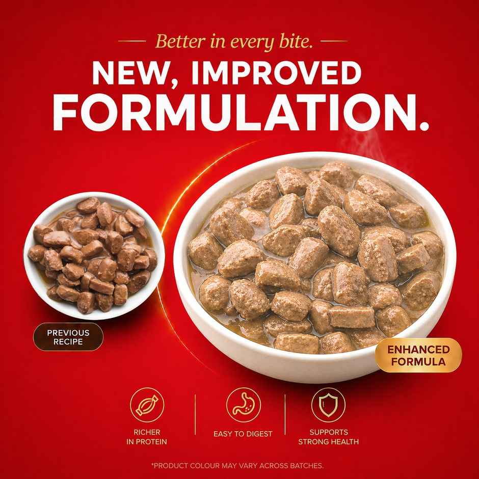 Drools Puppy Wet Dog Food - Real Chicken And Chicken Liver Chunks In Gravy