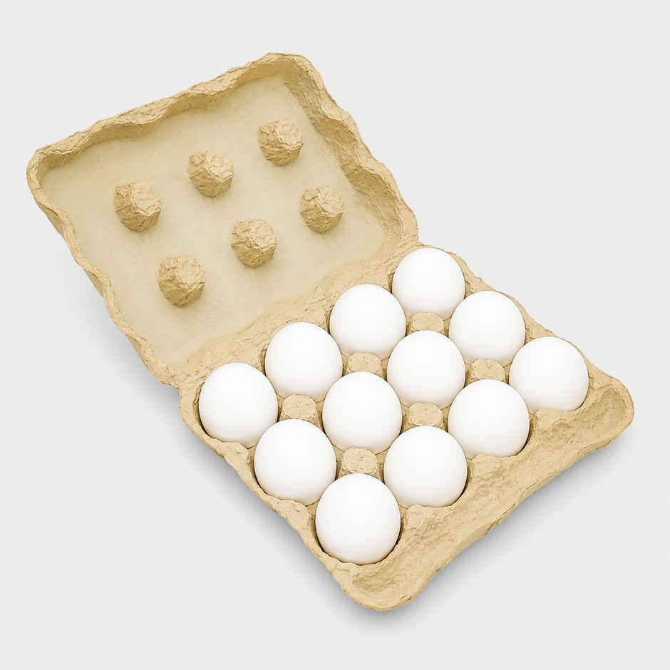 Relish White Eggs - Pack of 12