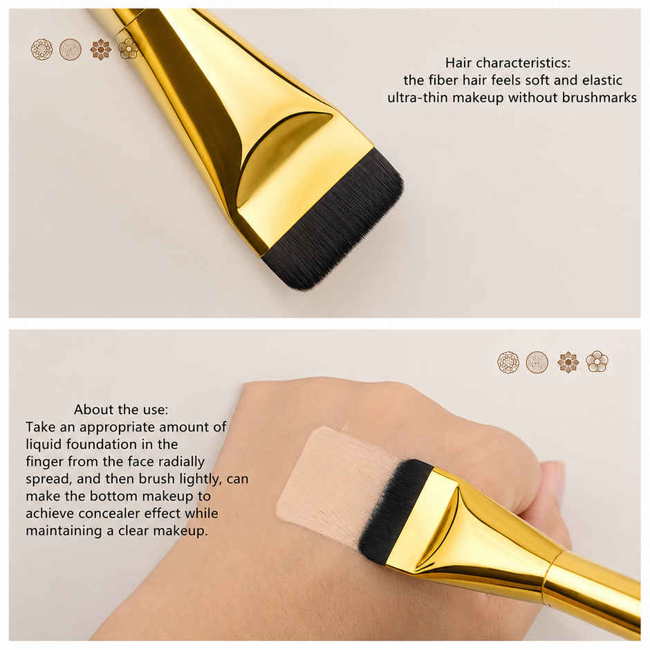 Bronson Professional Contour Face Makeup Brush for Cream Powder & Liquid Contour