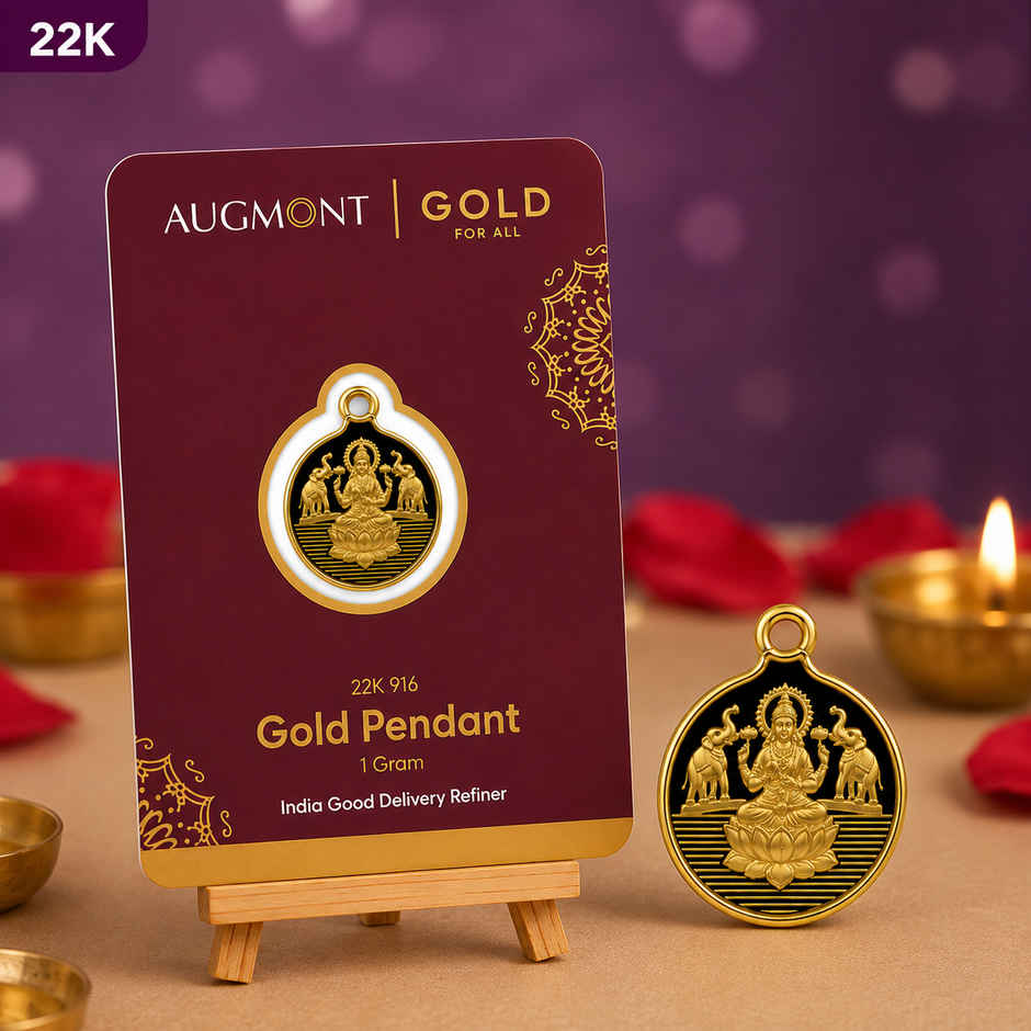 22 Karat 916 Gold Pendant | 1 g | Augmont