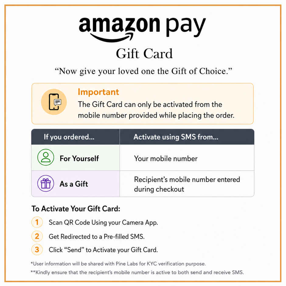 Amazon Pay Gift Card Black Box - 1000