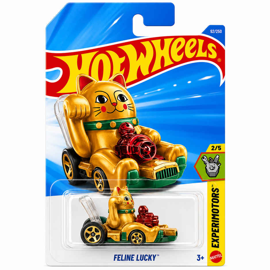 Hot Wheels Car 1:64 Scale Vehicles Series Feline Lucky