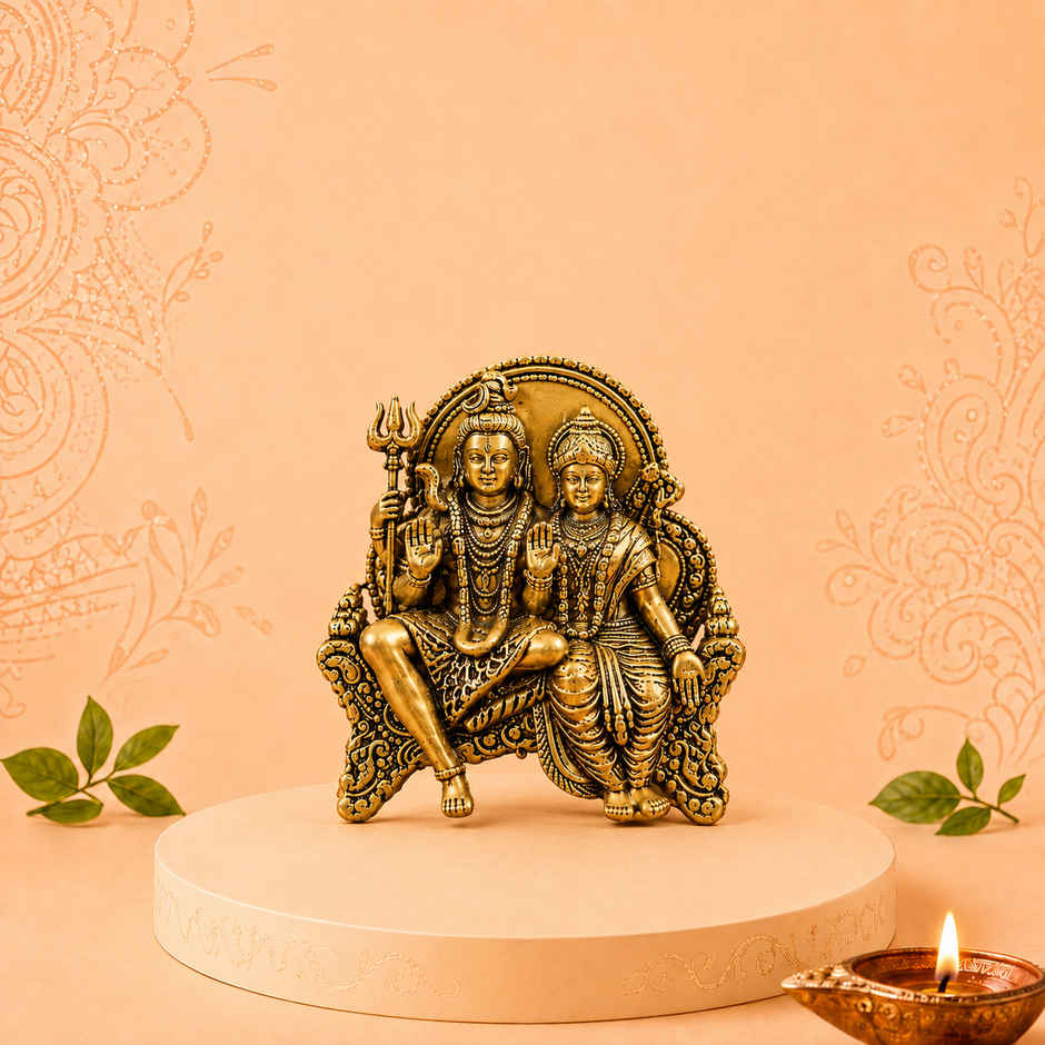 Svasti Brass Shiva Pariwar Idol
