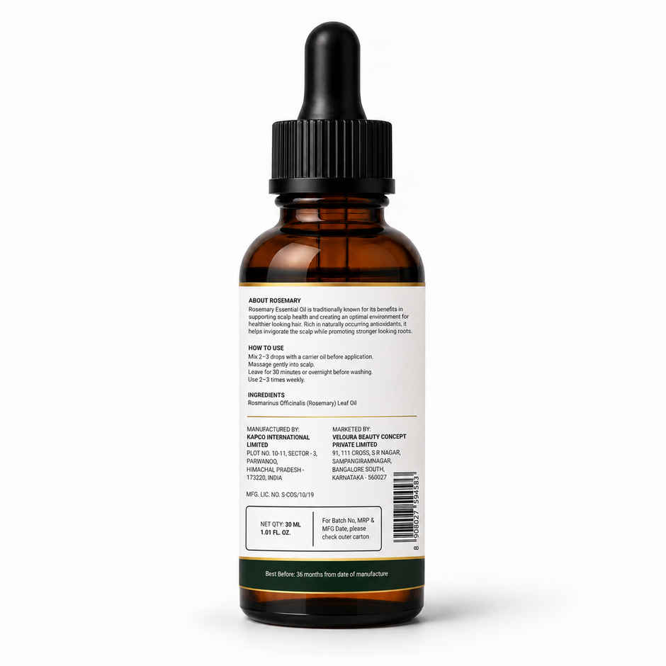 EleGanz Professional Pure RoseMary Essential Oil | Scalp Vitality & Root Strength