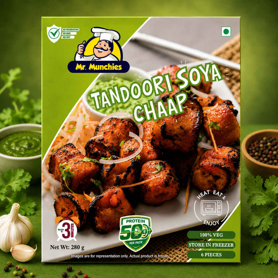 Mr. Munchies Tandoori Soya Chaap