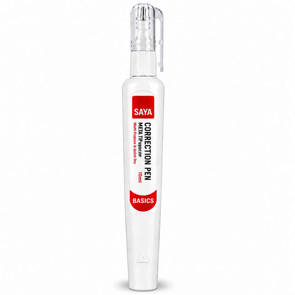 Saya Correction Pen | Smooth and Precise for Clean Corrections | 10ml