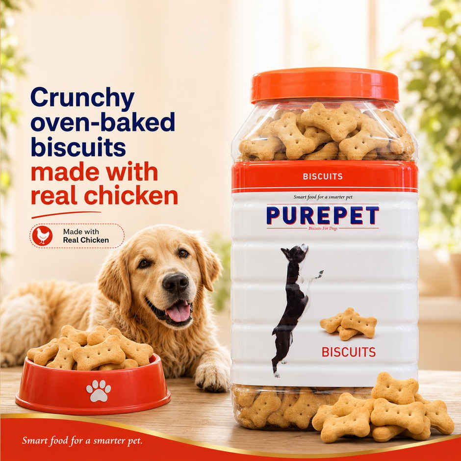 Purepet Biscuit, Chicken flavour, Dog Treats