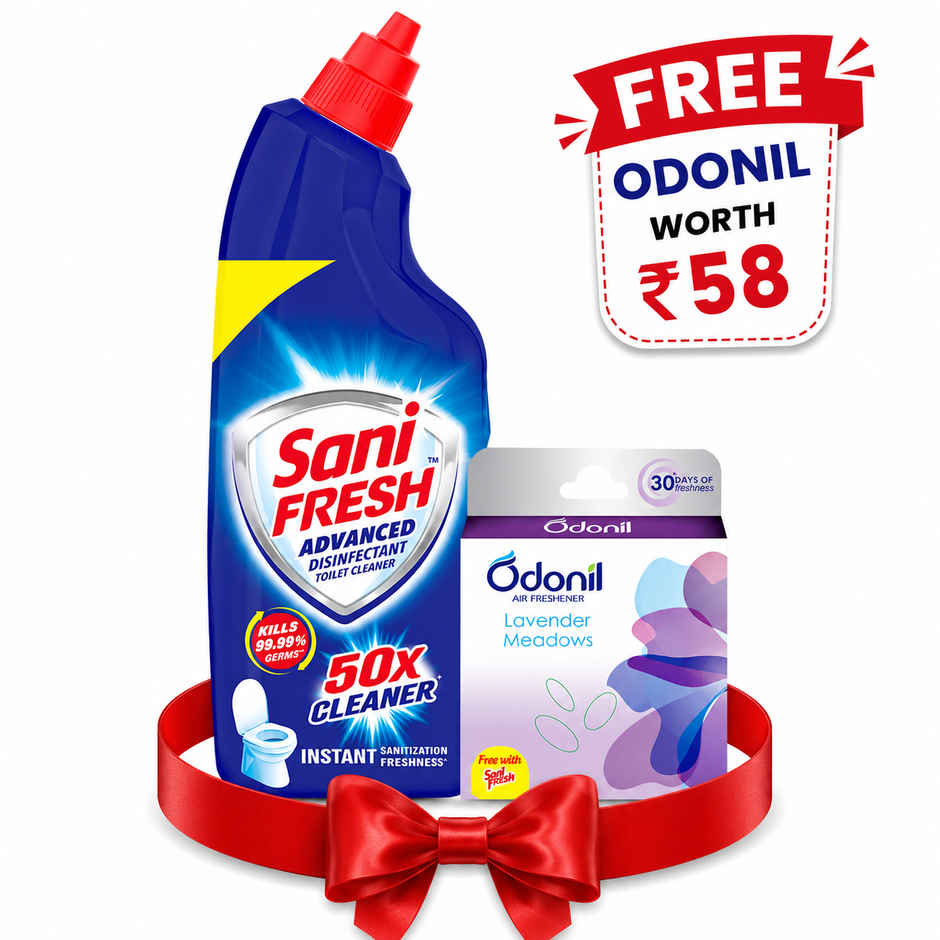 Sanifresh Advanced Disinfectant Toilet Cleaner | with Free Odonil