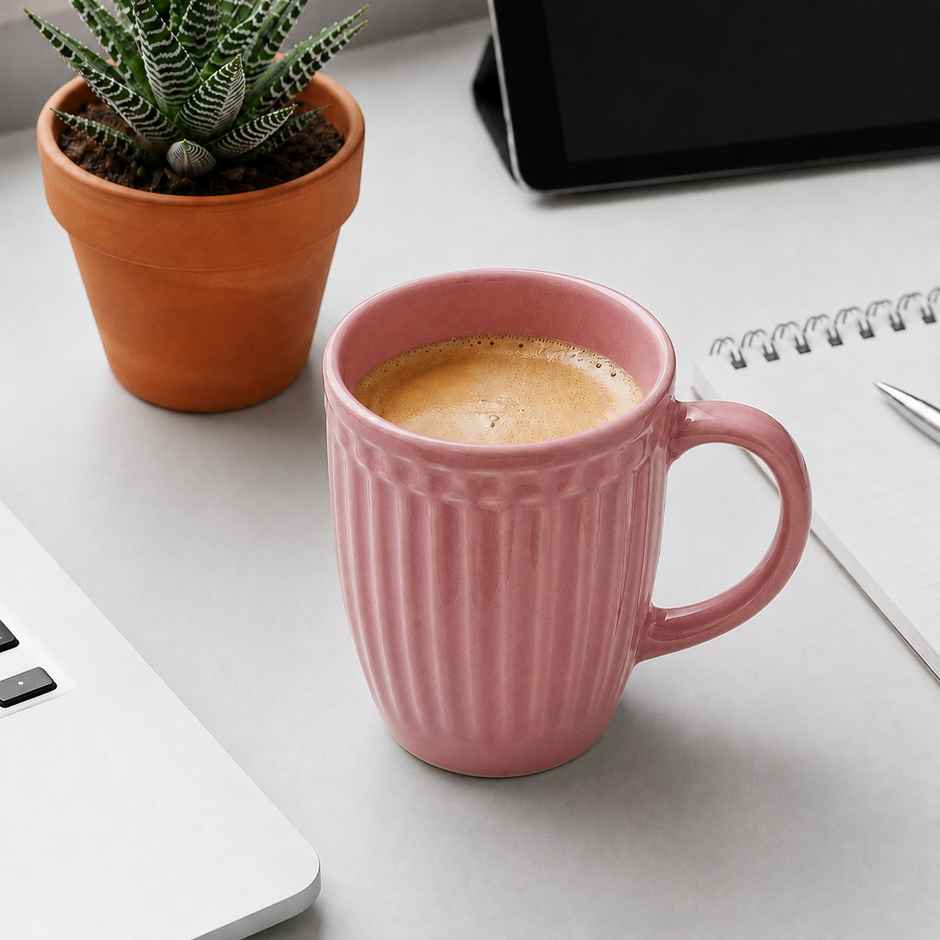 OGGN Ceramic Coffee,Tea,Milk Mug - 280 ml | Peach