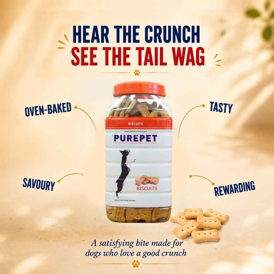 Purepet Biscuit, Chicken flavour, Dog Treats