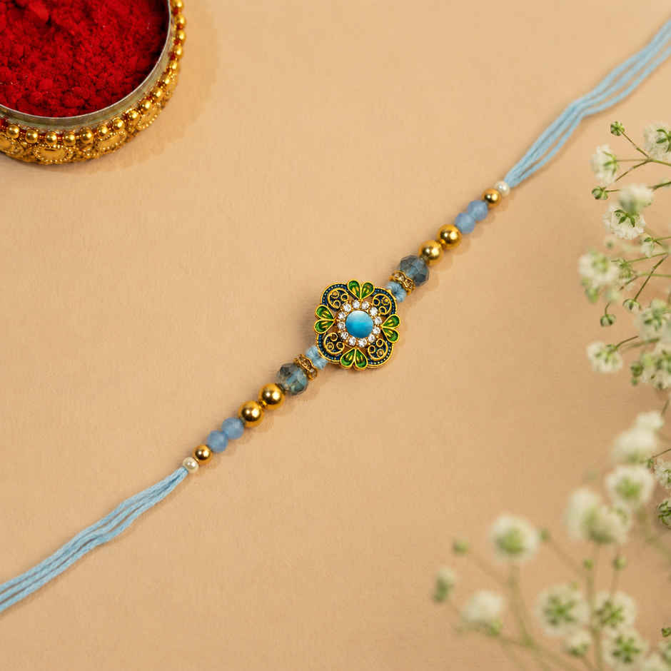 Studded | Stone Rakhi | Pack of 1 | Shree Rakhi