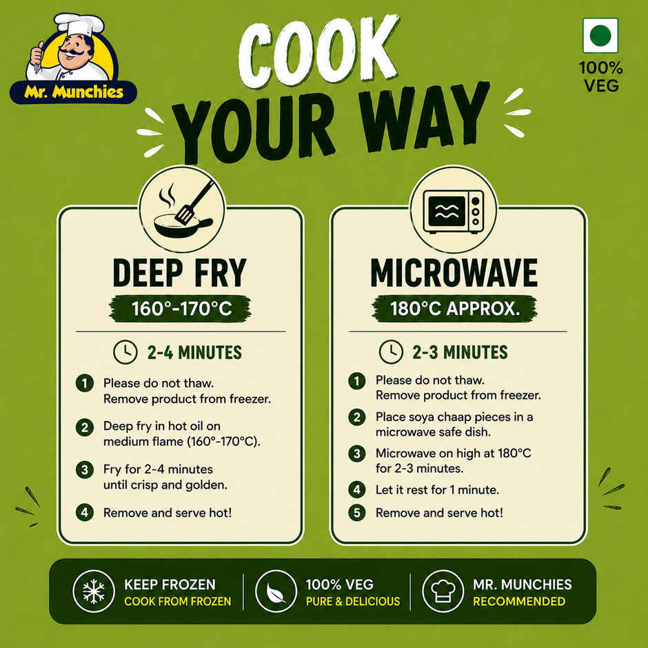 Mr. Munchies Tandoori Soya Chaap