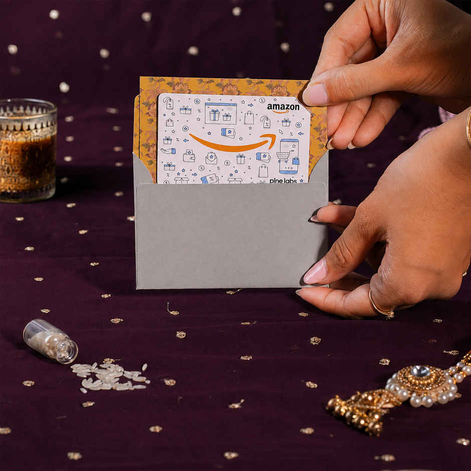 Amazon Pay Rakhi Shagun Gift Card - INR 10000 | Ivory Garden