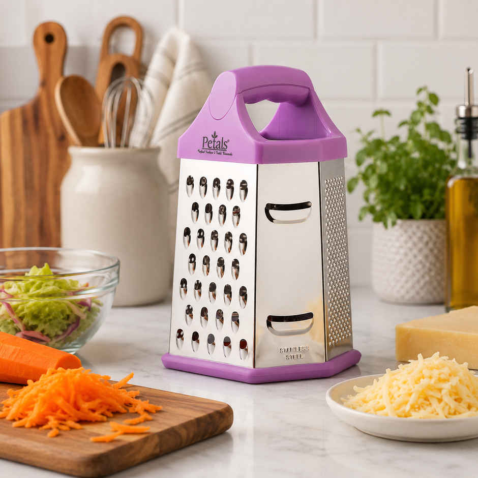 Petals 6 Sided Non Slip Hex Universal Kitchen Vegetable Grater Slicer