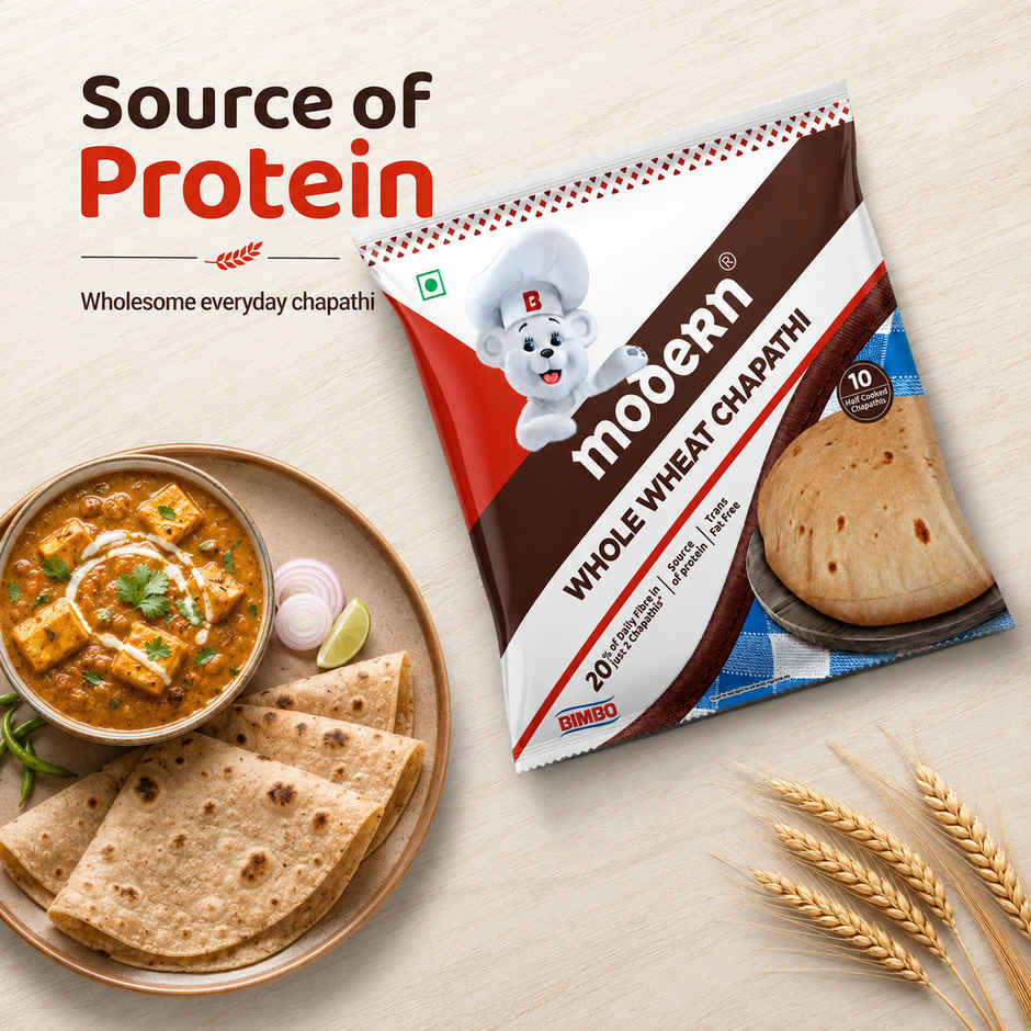Modern Whole Wheat Chapathi